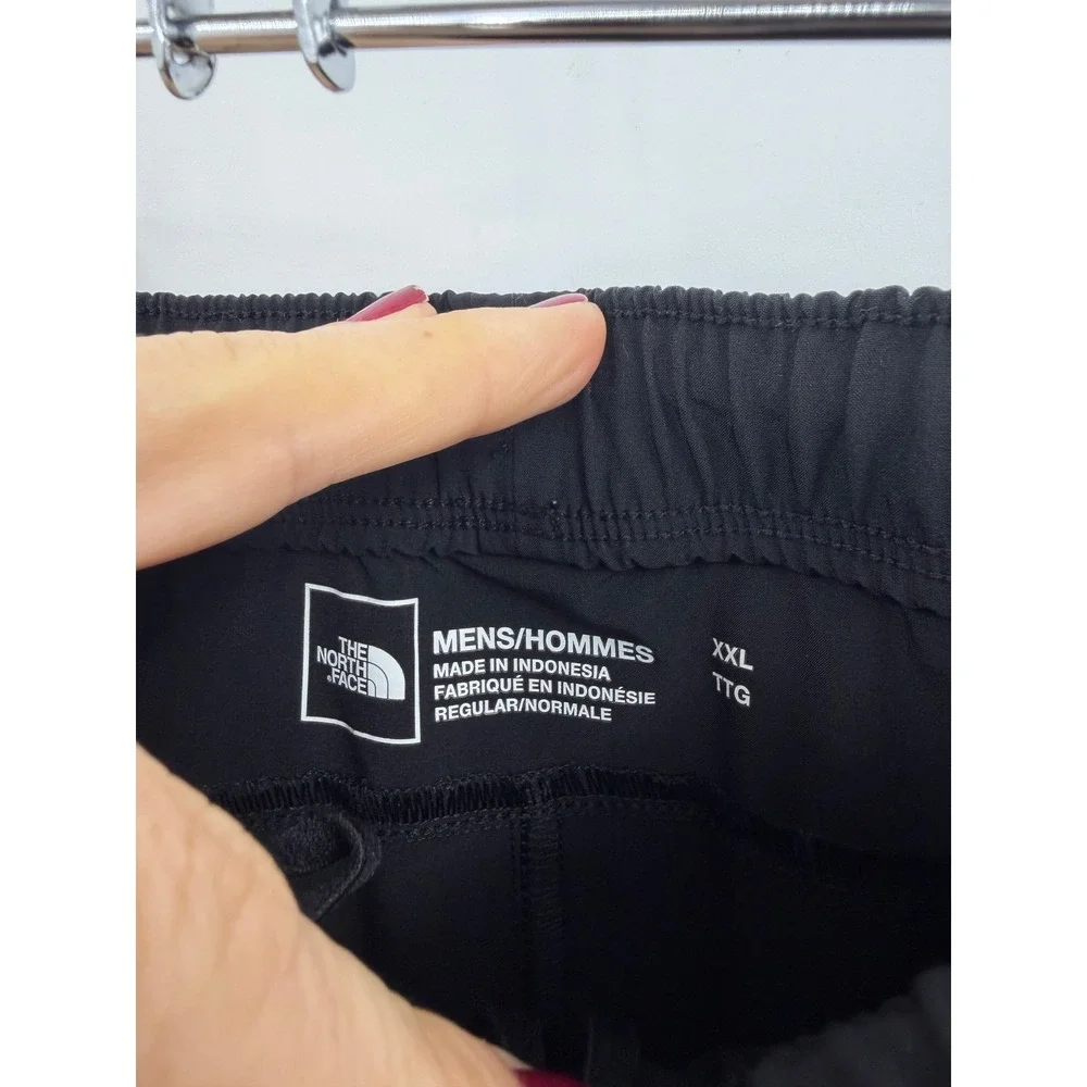 The North Face Wander Shorts Mens XXL Black Elastic Waist Active Hiking NF0A535Q